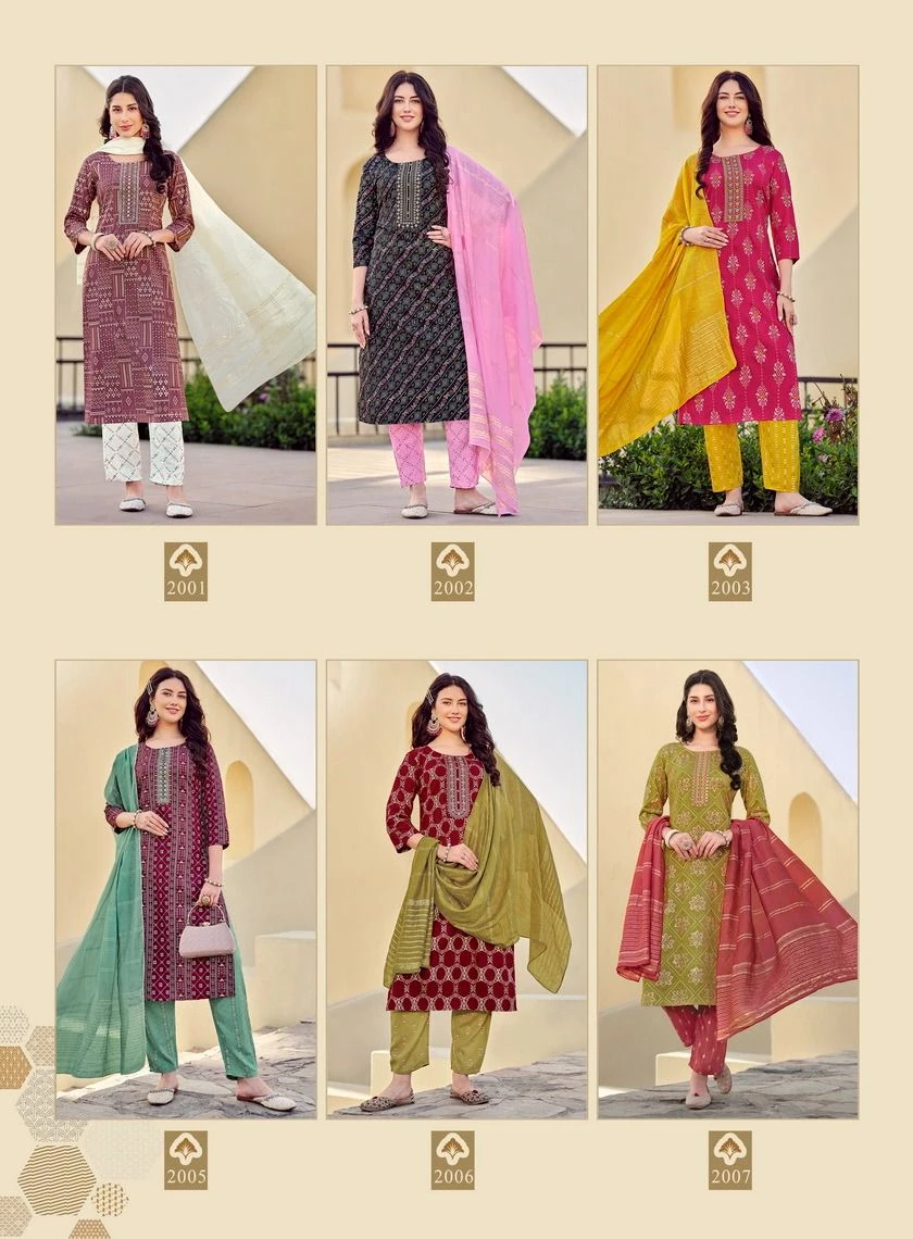 Passion Tree Mahiya Vol 2 Rayon Wholesale Readymade Salwar Suit Catalog — Wholesale Salwar Suits, MPA wholesale from Surat — view 10